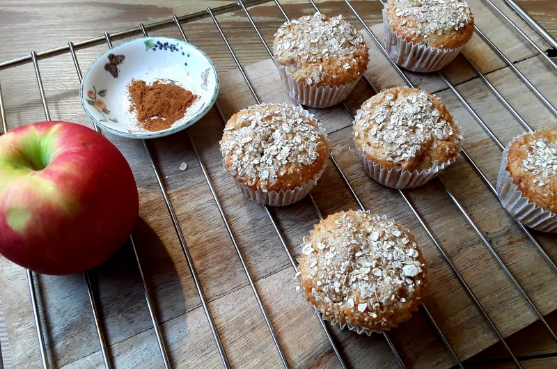 Appel kaneel muffins (low fodmap, glutenvrij en lactosevrij)