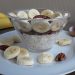 Vanille chia pudding in een schaaltje met banaan en pecannoten (low FODMAP, lactosevrij en glutenvrij)