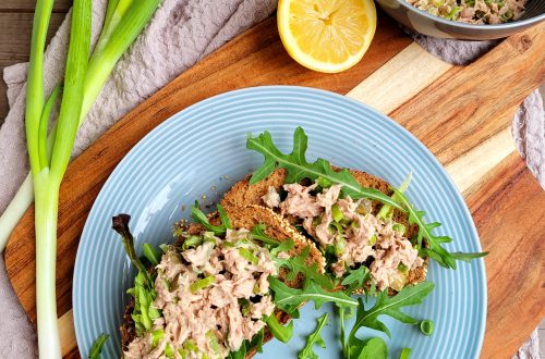 Broodje tonijnsalade (low FODMAP, glutenvrij, lactosevrij)