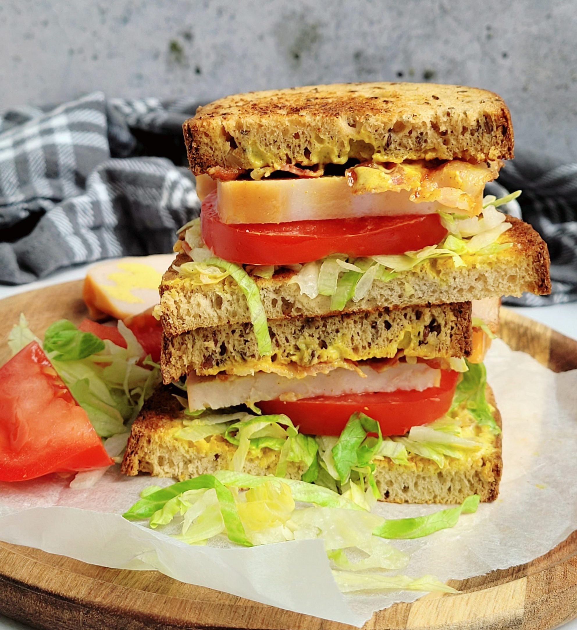Kip kerrie sandwich (low FODMAP, glutenvrij, lactosevrij)