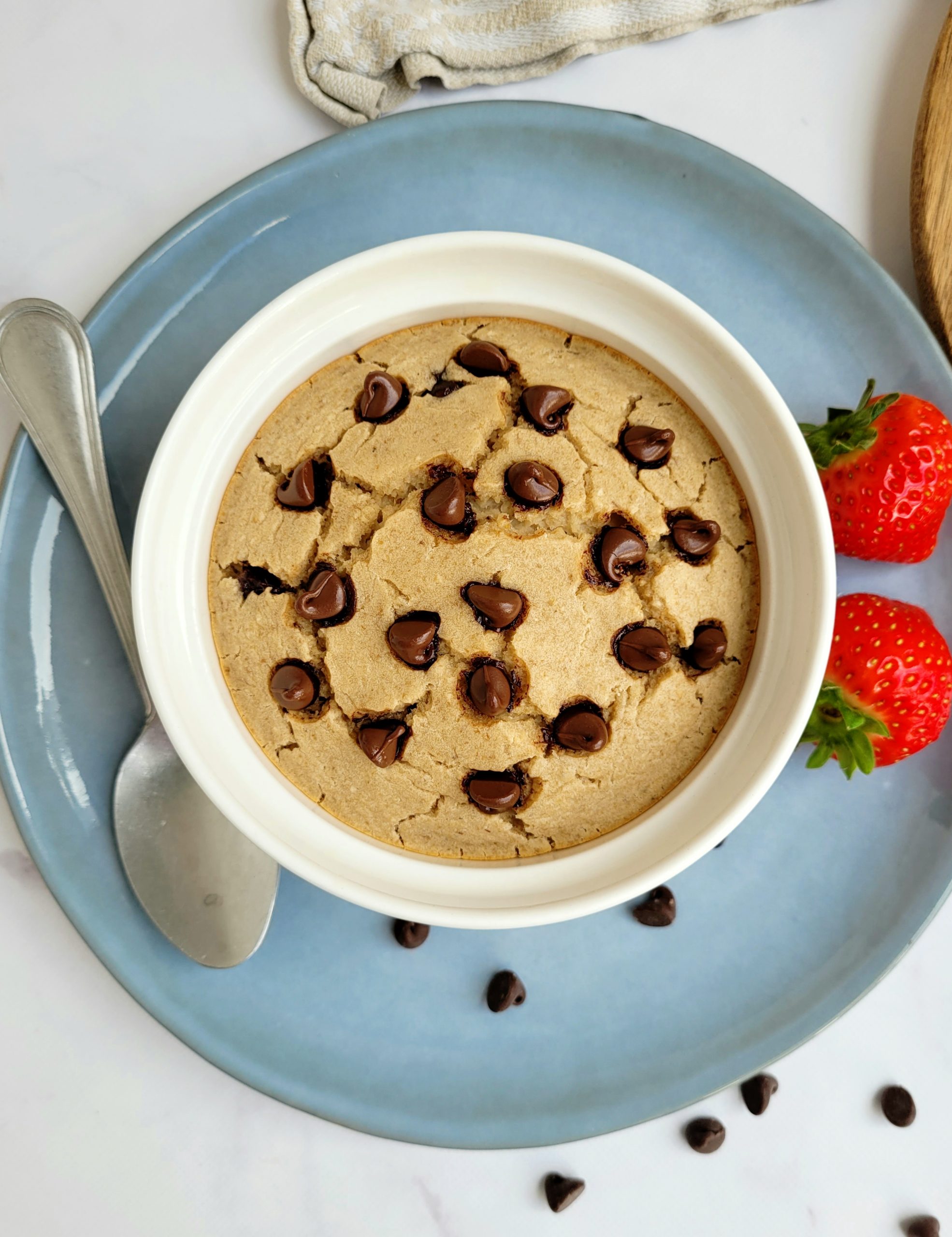 Eentonig Mark Immuniteit Chocolate chip baked oats (low FODMAP, glutenvrij, lactosevrij, vegan) -  Blije Buik Recepten